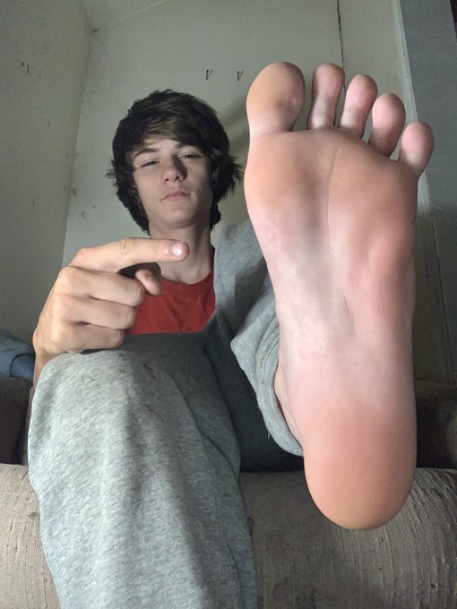Twink feet gay foot Dom