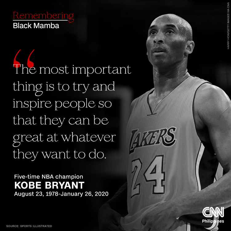 newswatchplusph's tweet photo. Legends never die. 💜💛

As we commemorate the first death anniversary of Kobe Bryant, he reminds us to continue his legacy by living each day with the Mamba mentality. 🐍 https://t.co/cwlmUhwJgS