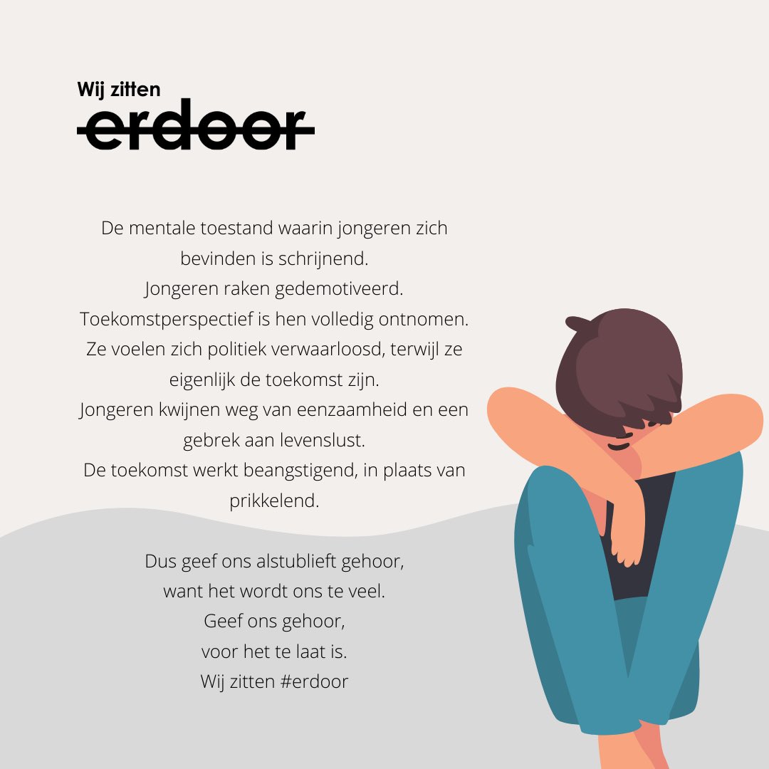 Wij zitten #erdoor