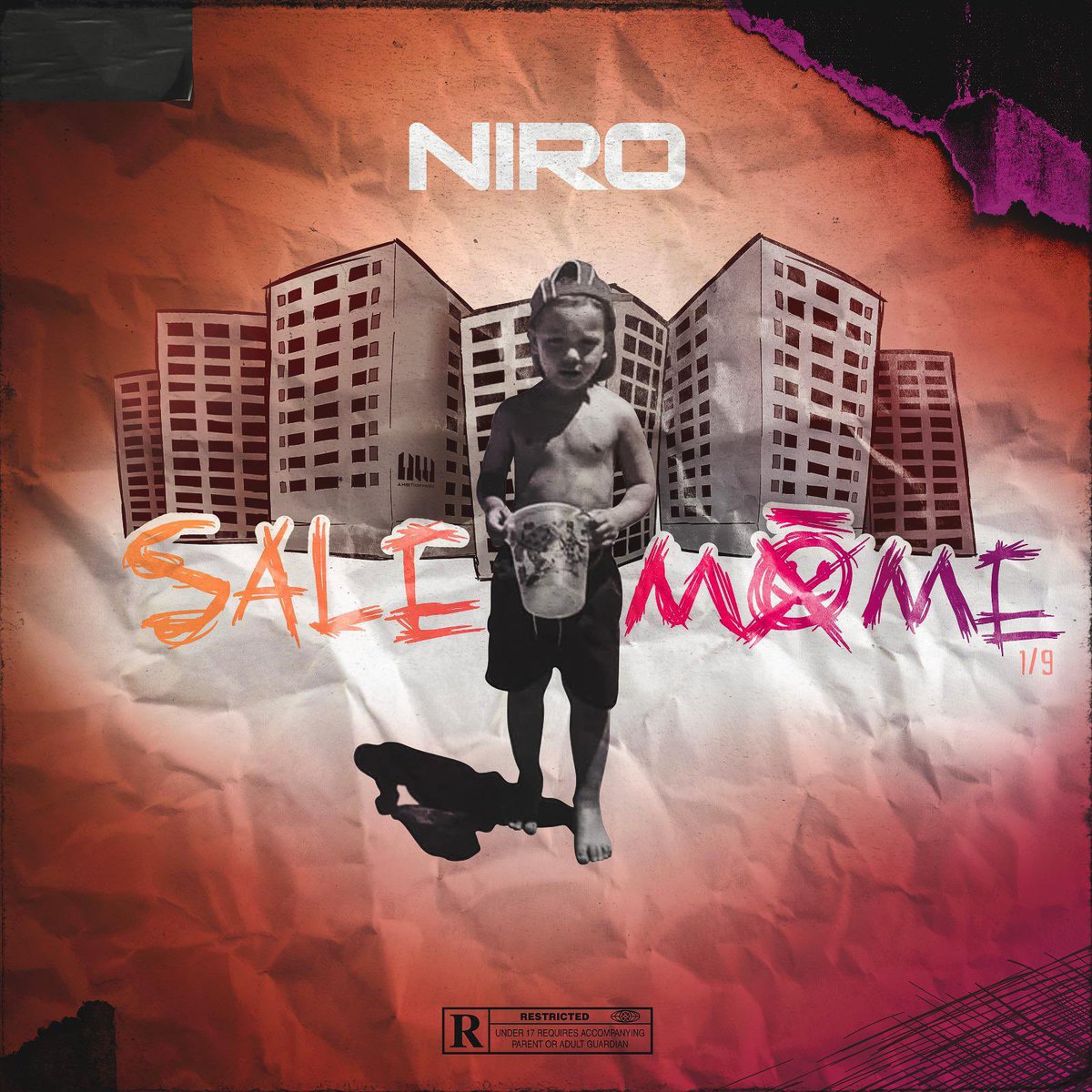 officielniro's tweet image. Voici la Cover du 1er EP 
« SALE MÔME »

ET LE 1er FEAT EST SUR LA COVER 🧸

Comptez pas sur moi pour vous dire c’est qui 😷

RDV le 19 FÉVRIER l’équipe 🪐

#AmbitionMusic