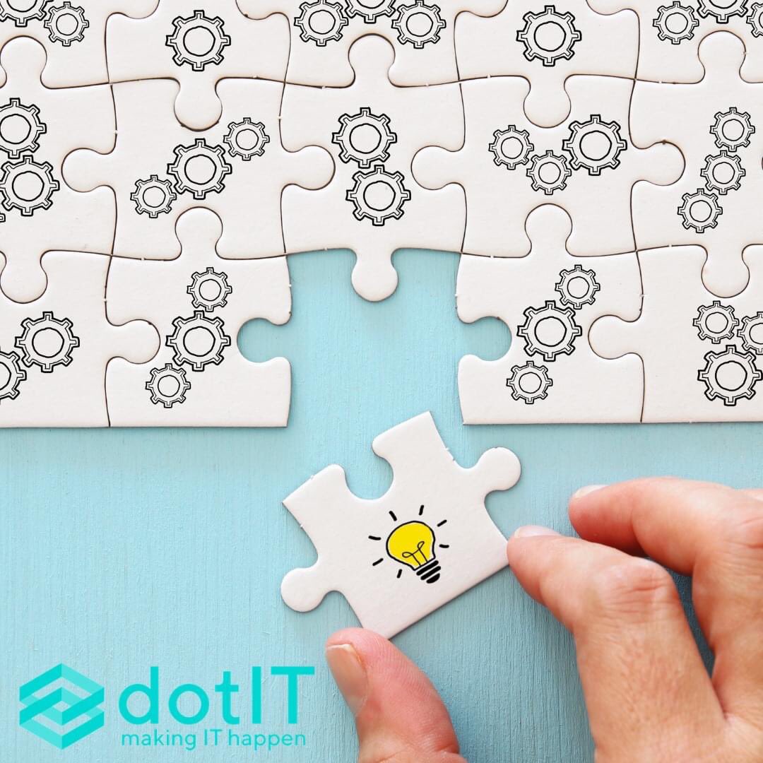 "It's always the small pieces that make the big picture" Speak to us about managing all your IT services 🙌🏽  Big or small -  we manage them all 😉 #ManagedIT #ITServices #itservicescompany #manageditsupport #IT #puzzle #makingithappen #sundayvibes #dotit