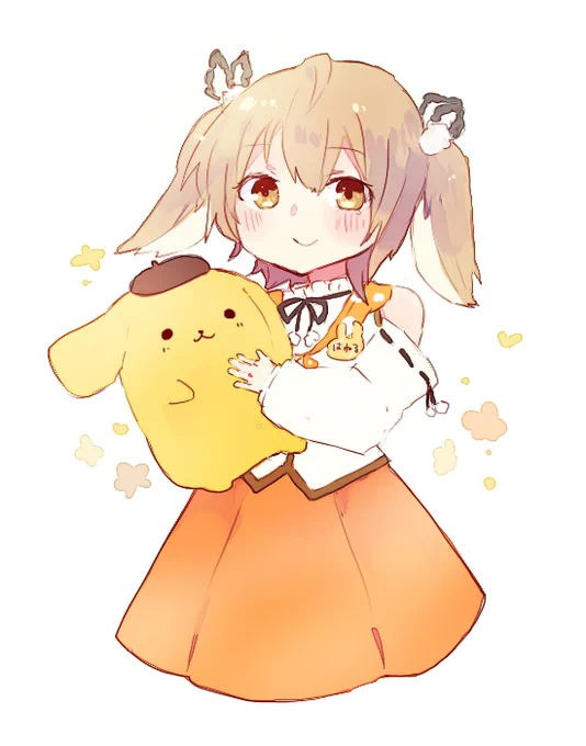 デビューからずっとプリンくんを推しててコツコツ頑張った結果コラボの夢を叶えたはねるちゃんは本当にすごいなぁ・・ #はねるあーと 