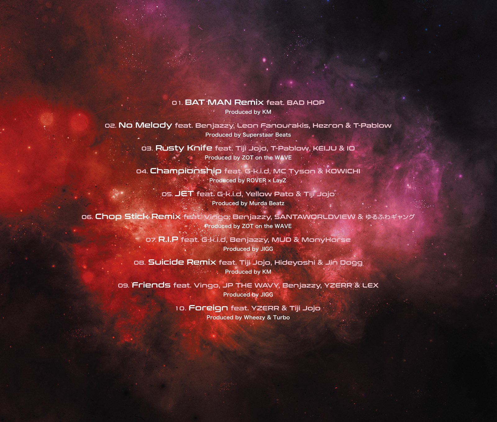 Bad Hop Bad Hop World Deluxe Cd盤のトラックリストを公開 本日21時に下記専用サイトにてツアーチケットと共に販売開始 T Co Vdtrhek5q8 Cd盤の一般販売を行う予定はなくここでしか手に入らないアイテムとなっております 枚数に限りが