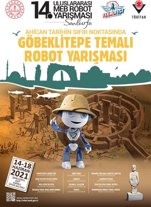 💫Millî Eğitim Bakanlığımızın
14. Uluslararası Robot Yarışması Başlıyor...

Başvurular için tıklayınız⤵️
🔗robot.meb.gov.tr

#MEBrobotyarışması 🤖

<a href="/tcmeb/">Millî Eğitim Bakanlığı</a> <a href="/memleventyazici/">Levent Yazıcı</a>
<a href="/istanbulilmem/">İstanbul İl Millî Eğitim Müdürlüğü</a>