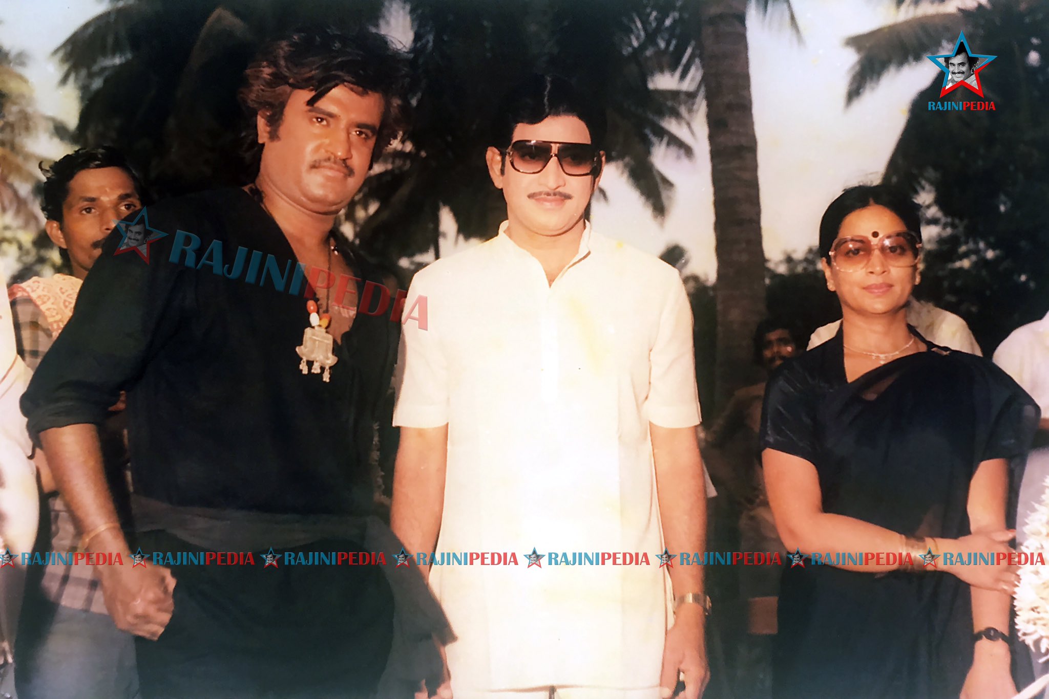 Rajini Pedia on X Maaveeran 1986 movie launch produced by Padmalaya Studios SuperStar rajinikanth with Krishna Vijaya Nirmala urstrulyMahesh Annaatthe Thalaivar RajiniPedia Exclusive https t 5sr1MF...