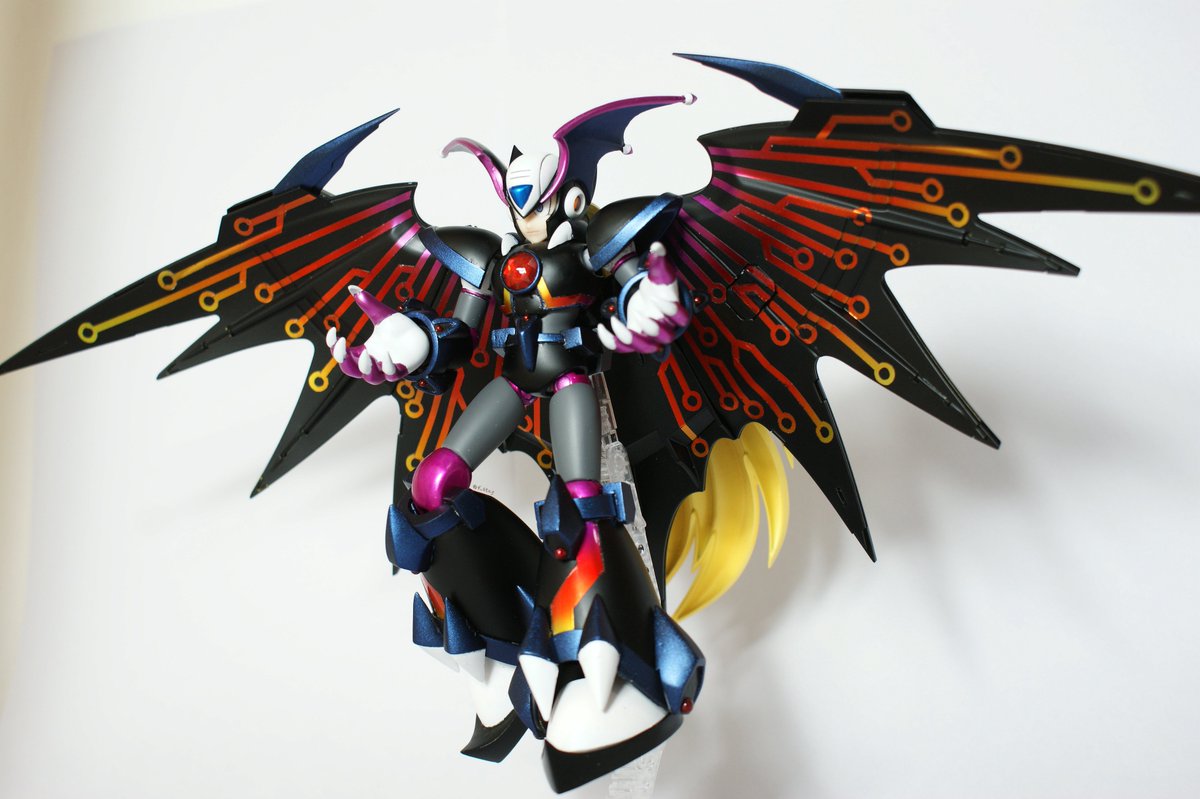 完成、ブキヤゼロ改造アブソリュートゼロ( 'ᾥ' ) 翼は塗り直してたヤツ