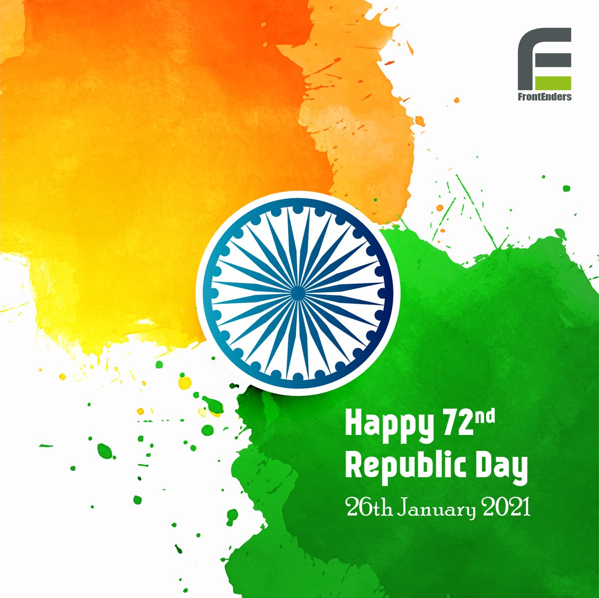 FrontEnders1's tweet photo. May the spirit which transformed this country into a sovereign republic get even stronger. Wishing you all a Happy Republic Day 2021 #republicday #Frontenders 
https://t.co/0um0iSUx7N https://t.co/h6mdDaehPb