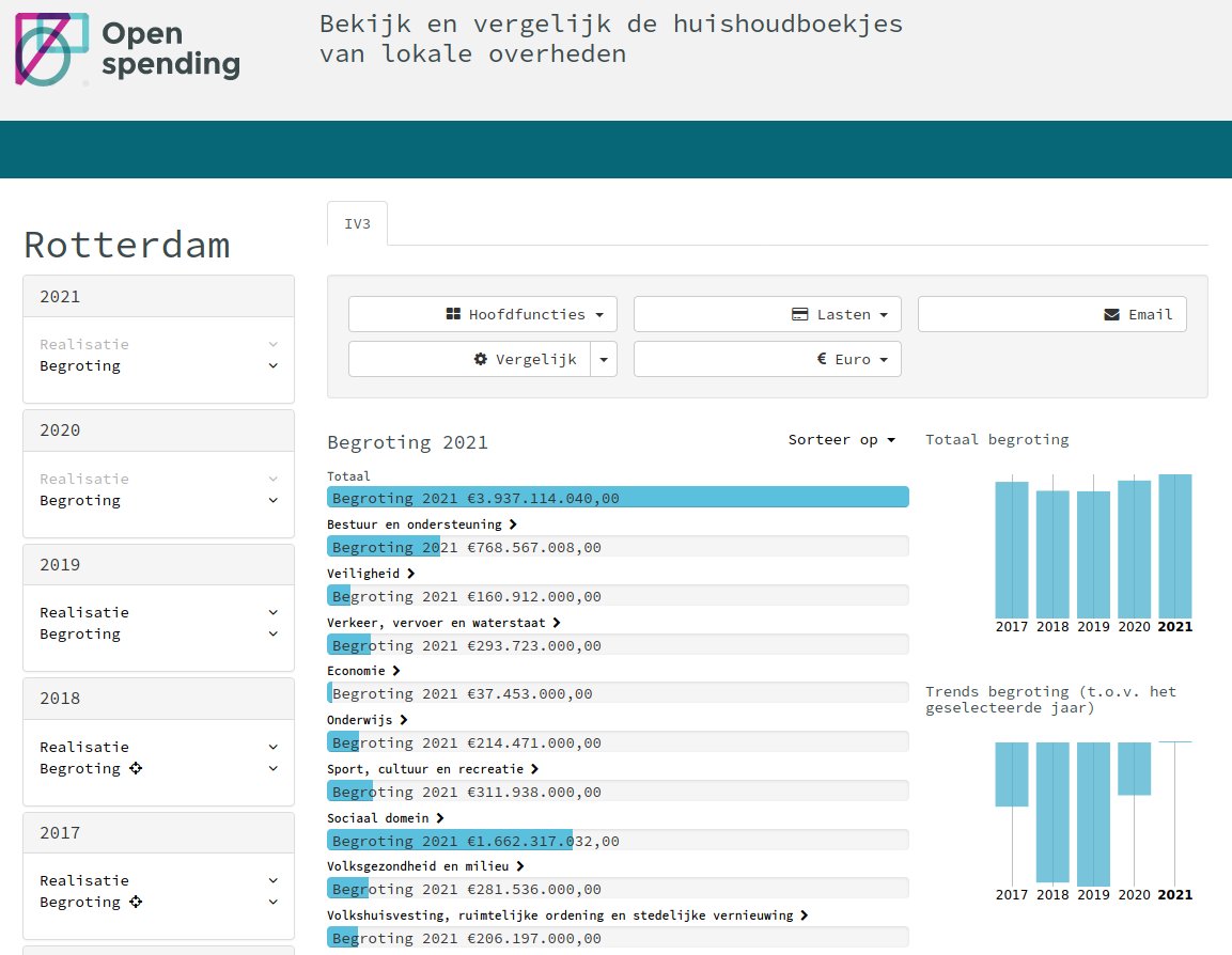 ➡️ De tweede plaatsing van de begrotingen van 2021 zijn sinds vandaag beschikbaar!

💪 De begroting van Rotterdam zit er nu wel tussen: openspending.nl/rotterdam/begr…

#OpenData #OpenSpending