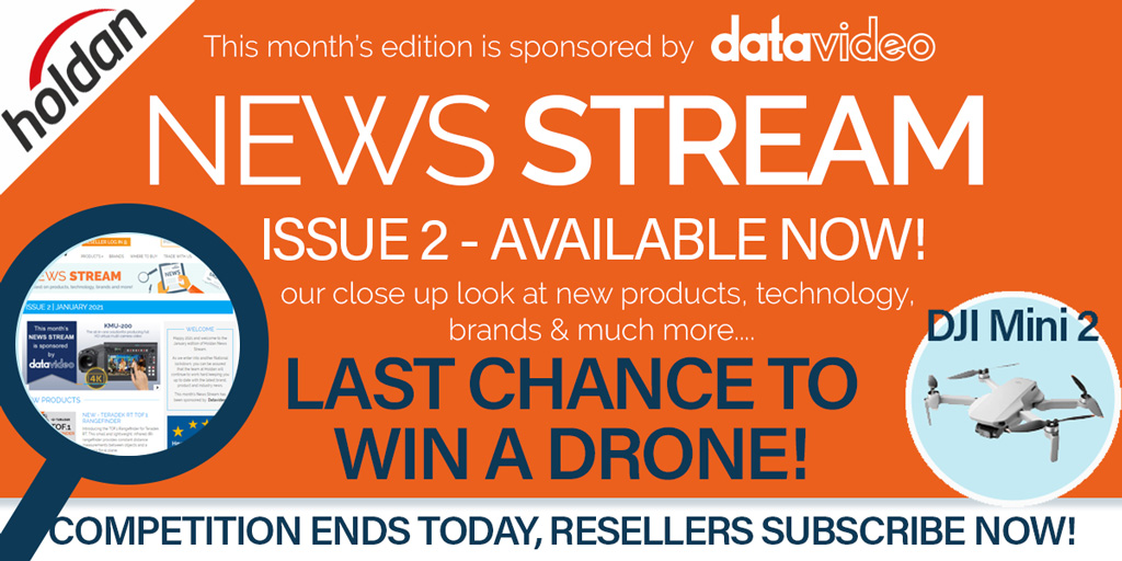 HoldanBlog's tweet image. Holdan NewsStream Issue 2. New products, great tech and a great read!
ALSO, last chance to win a Drone!

Register Now! (Reseller Only)
bit.ly/3iHhW0t 
#holdanresellers #newsletter #newsstream #Datavideo
