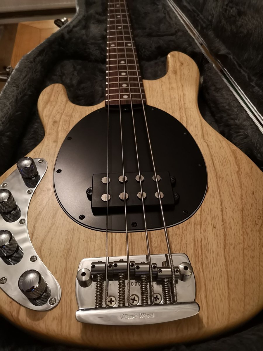 New bass!  #ErnieBallMusicman   #MusicmanBass   #LeftHandBass