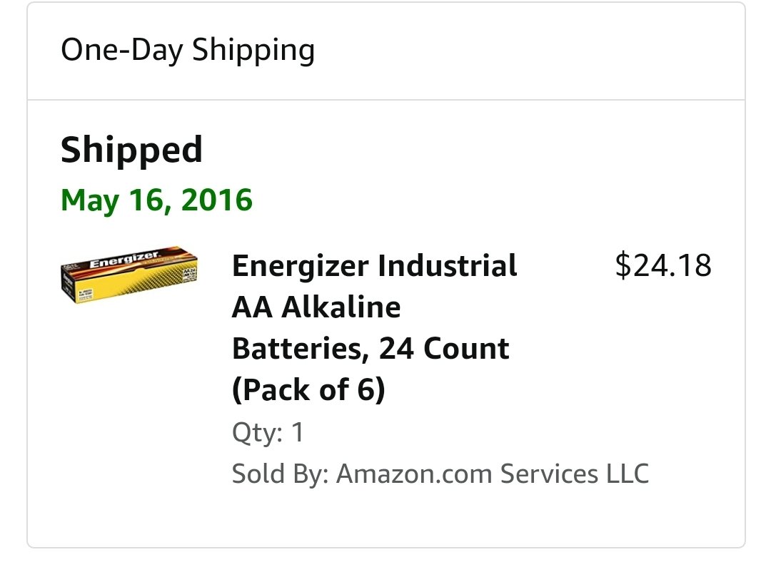 Chuckdoc44's tweet photo. @FatKidDeals Still the goat battery deal. https://t.co/fv9gMYoZQf