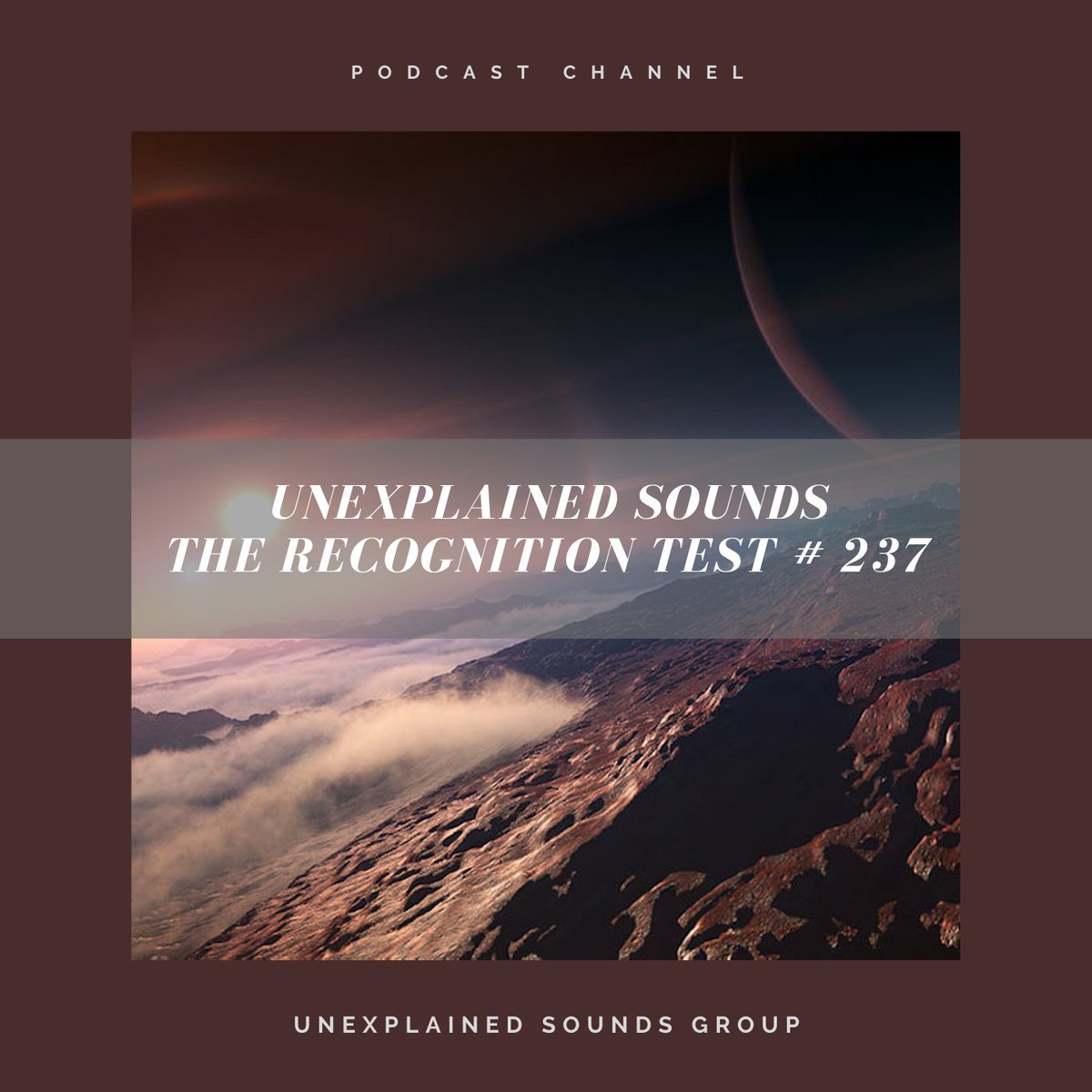 Sonologyst's tweet photo. Unexplained Sounds Group – The Recognition Test # 237 podcast:
https://t.co/eTZSfKfObS
Featuring: Visions, Andreas Davids, A.M Ferrari Fradejas,
TRI:.OBYTE, Solatipour Reza, Mario Lino Stancati, Kloob,
Daniel Barbiero, Cristiano Bocci, Visions, Philippe Neau, Tito+ https://t.co/66P3tBqEp9