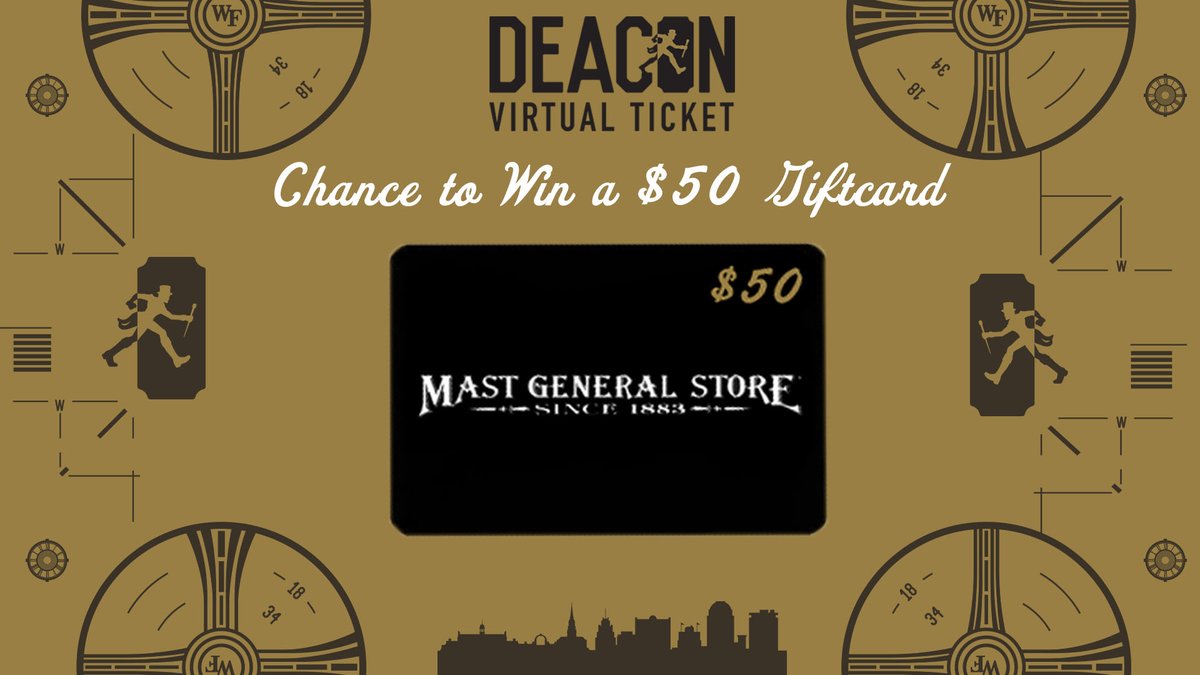 DeaconVirtual's tweet photo. 🎩$50 GIFTCARD GIVEAWAY🎩

To Win:
➡️ Follow @DeaconVirtual 
➡️ Like This Tweet
➡️ Be DVST Member

⌛️Winner will be selected on Feb. 1st! https://t.co/Wr5yhHfOYs