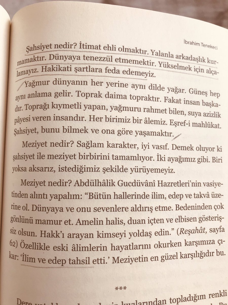 Şahsiyet, meziyet..🙏🏻 <a href="/ibrahimtenekeci/">İbrahim Tenekeci</a> yüksek kader
