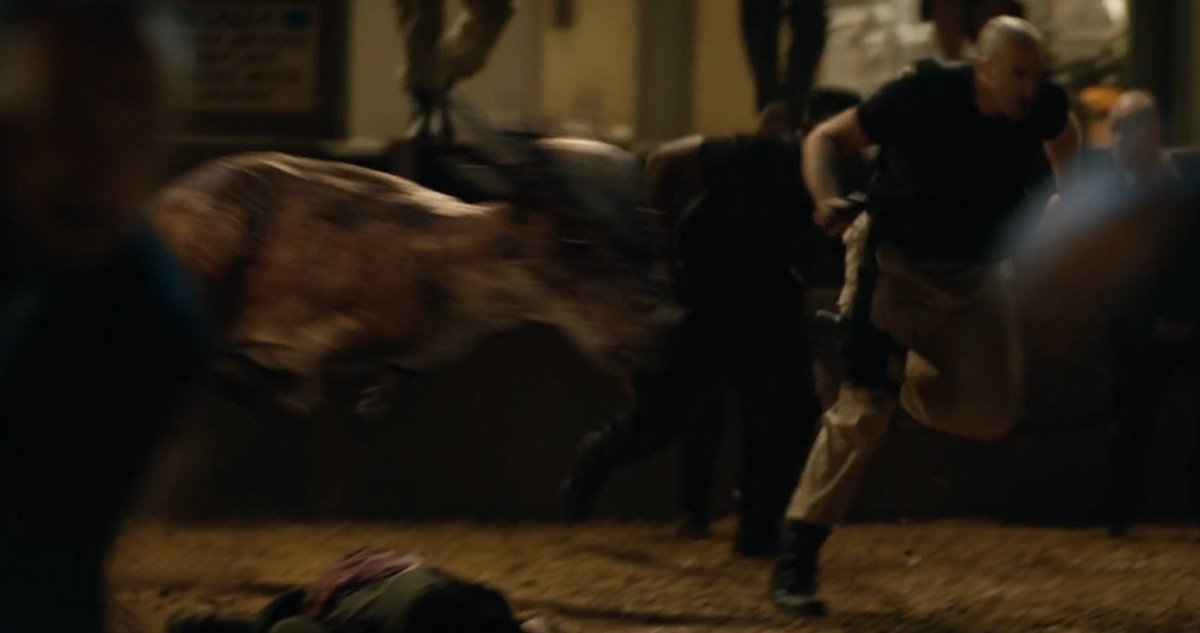 [11/19] The Stygimoloch "Stiggy" originally had an extended cut where it would go havoc inside a small market nearby Lockwood's manor, the first public dinosaur contact since 2001!BABR was also originally a FK scene that ended up split into the Short Film