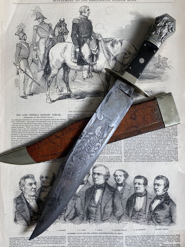 CivilWarTalk's tweet photo. Samuel Wragg Bowie | Small Arms &amp; Edged Weapons https://t.co/vAWgCaouT3 #civilwartalk #BowieKnife #CivilWarKnife #ElectionMerch https://t.co/rYuEF9PfRq