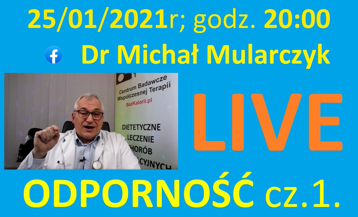 mularczyk_micha's tweet photo. Gorąco PolecaMM !!!
#drmularczyk #mularnafejsie #michalmularczyk #bezkalorii #cbwt #naturagromed #odporni #odpornosc #zdrowystylzycia #zdrowystyl #dietanaodporność #odpornosczima #wirus  #nawodnienie #cynk #witaminad #witaminad3 #selen #omega3 #probiotyki #odpornośćorganizmu https://t.co/zVlVS6KaW0