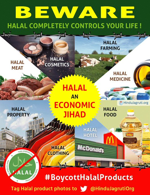 Please support  @AuthorityJhatka in large numbers and spread awareness on Halal products and stop funding Islamic organizations that give legal aid to terror.Credit - Hindu Existence, Hindu Jagruti