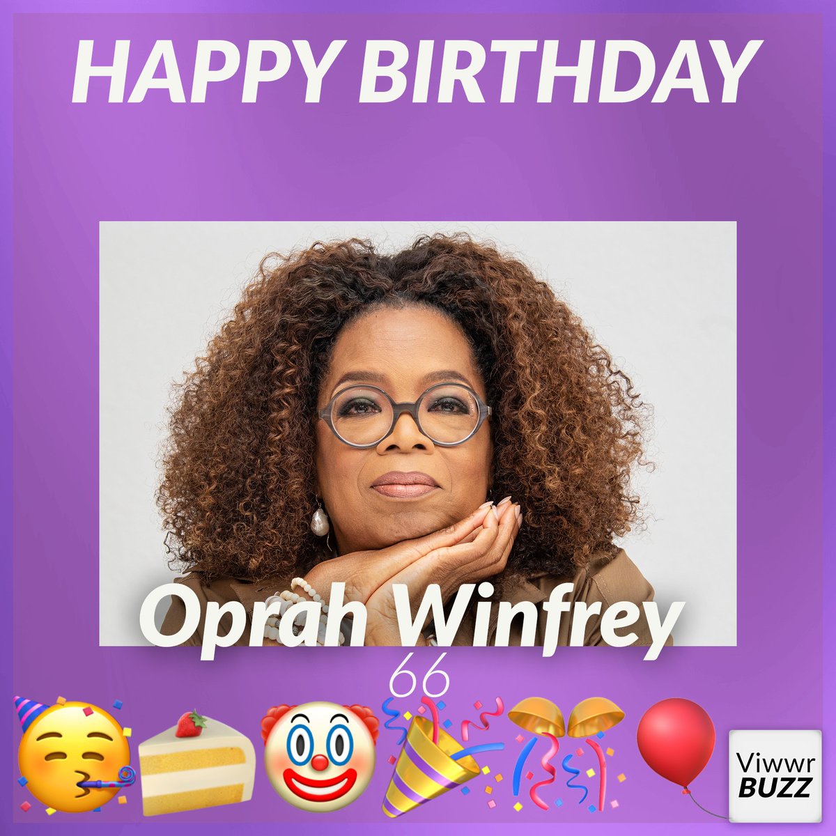 ViwwrBuzz's tweet photo. Birthdays of the Week! 🥳🎉🍰🎊🎈#HappyBirthday 

January 26 : @TheEllenShow , 62
January 28: @PoulterWill, 27
January 29: @Oprah, 66
January 31: @kerrywashington, 43

Happy Birthday to everyone this week!  🎂

📷: Pinterest, People, Wonder Wall https://t.co/2V5eQK5R1G