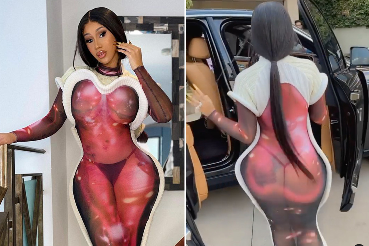 Cardi B goes shopping in a completely see-through dress https://t.co/R1xHnA63If https://t.co/FzYpBqnVUj
