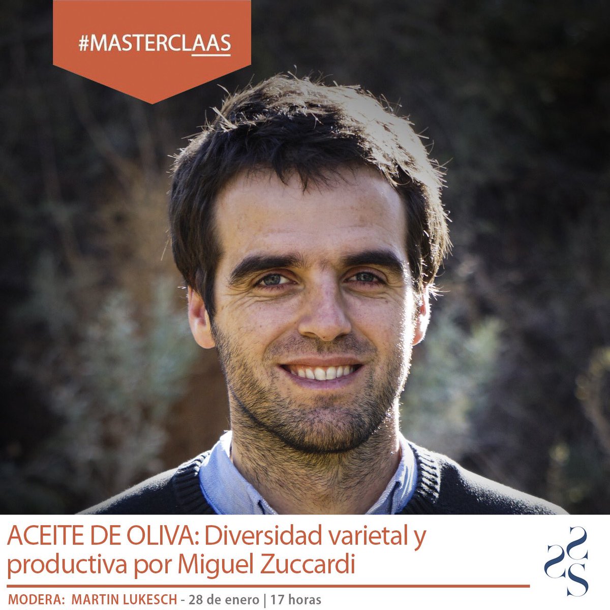 AASommeliers's tweet photo. 📢Nueva #MasterclAAS junto a @zuccardii , quien hablará sobre: "Aceite de Oliva: Diversidad varietal y productiva". El moderador será @MartinLukesch. 28 de enero a las 17hs.
💻Inscripciones para socios: administracion@aasommeliers.com.ar
#ContenidosAAS #EstAASencasa https://t.co/MaASFJIVOA