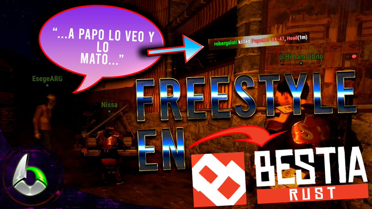 Baltodermo's tweet photo. @EsegeArg tirando unos freestyle en el @BestiaRust, @nissaoficial al piano.

⏩https://t.co/FQOexxpA3U 🔥
.
.
.
.
.
.
#bestiarust #freestyle #rust #twitch
@gamingcreatorsn
@GamingRTweeters
@AyudasjugadorRt
@PromoteStreamer
@TwitchHost
@rtsmallstreams
@promo_streams
@streamr_es https://t.co/3BSezmITbB