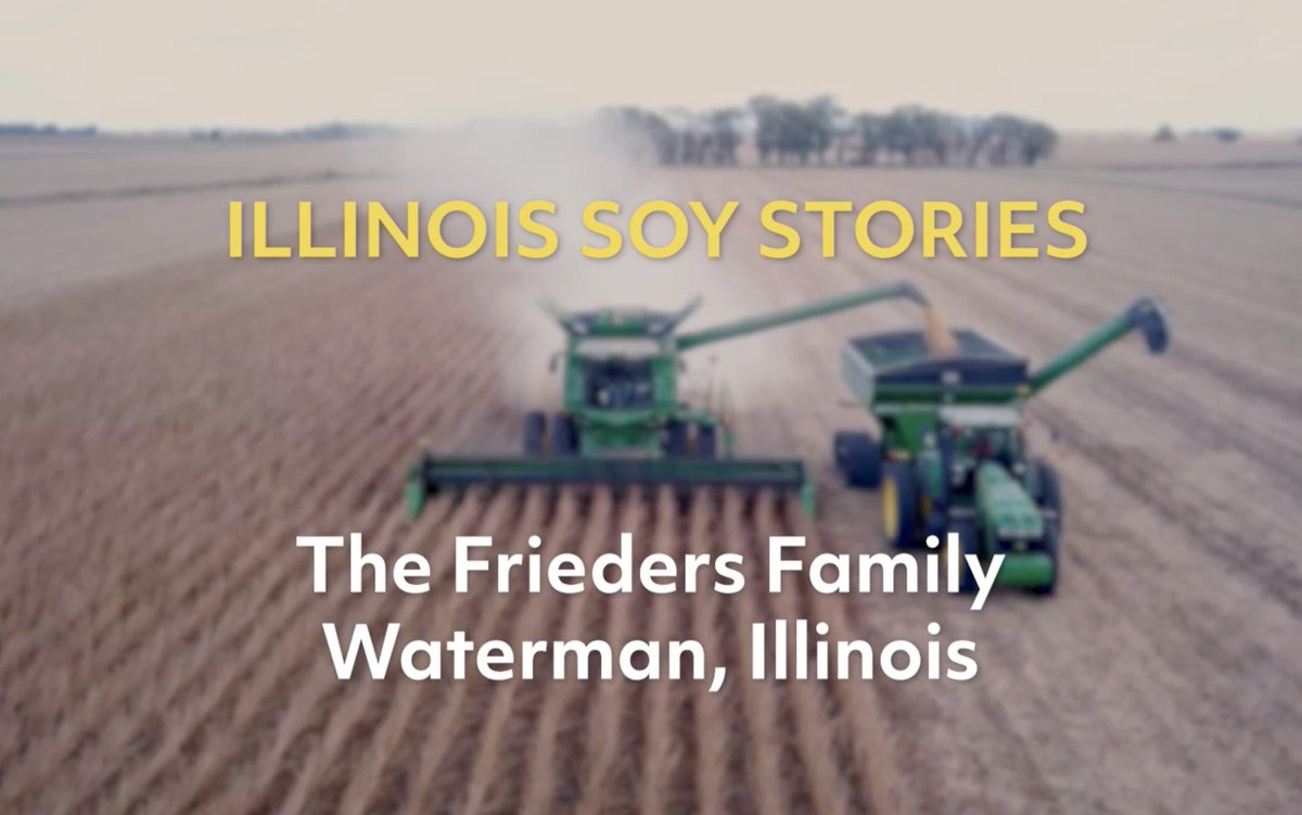 ILSoybean's tweet photo. Soybean farmers across Illinois all have unique stories and experiences – and we want to showcase them. Hear from farmer and ISA District 1 Director, @RyanFrieders and his own Soy Story. 
#ILSoyStories #EveryFarmerHasAStory
 https://t.co/5xW6HkpNEO https://t.co/4uqooXQl9j