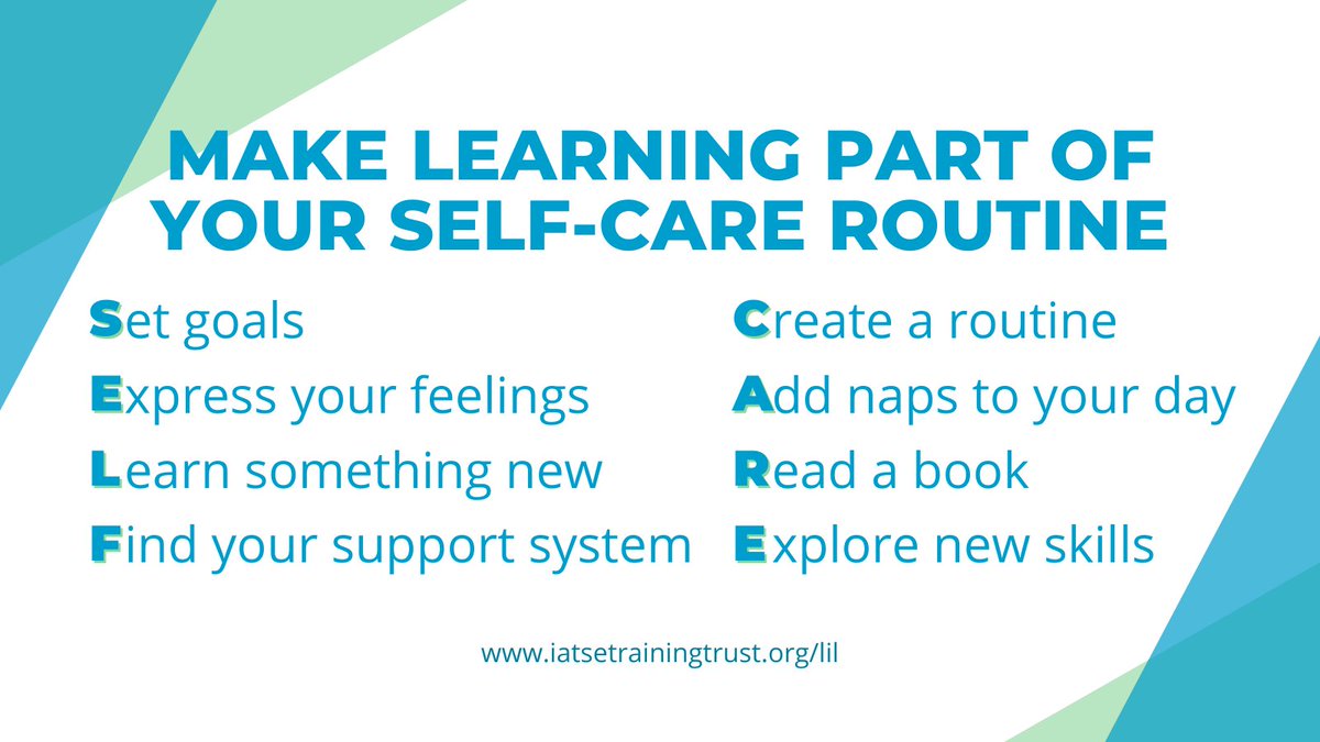 IATSETTF's tweet photo. Don't forget to incorporate some self-care (and learning) into your week. Find self-care resources and craft skills courses in your LinkedIn Learning account available free through the TTF: https://t.co/Fcj5LPKnKF https://t.co/exWyr1pjGx
