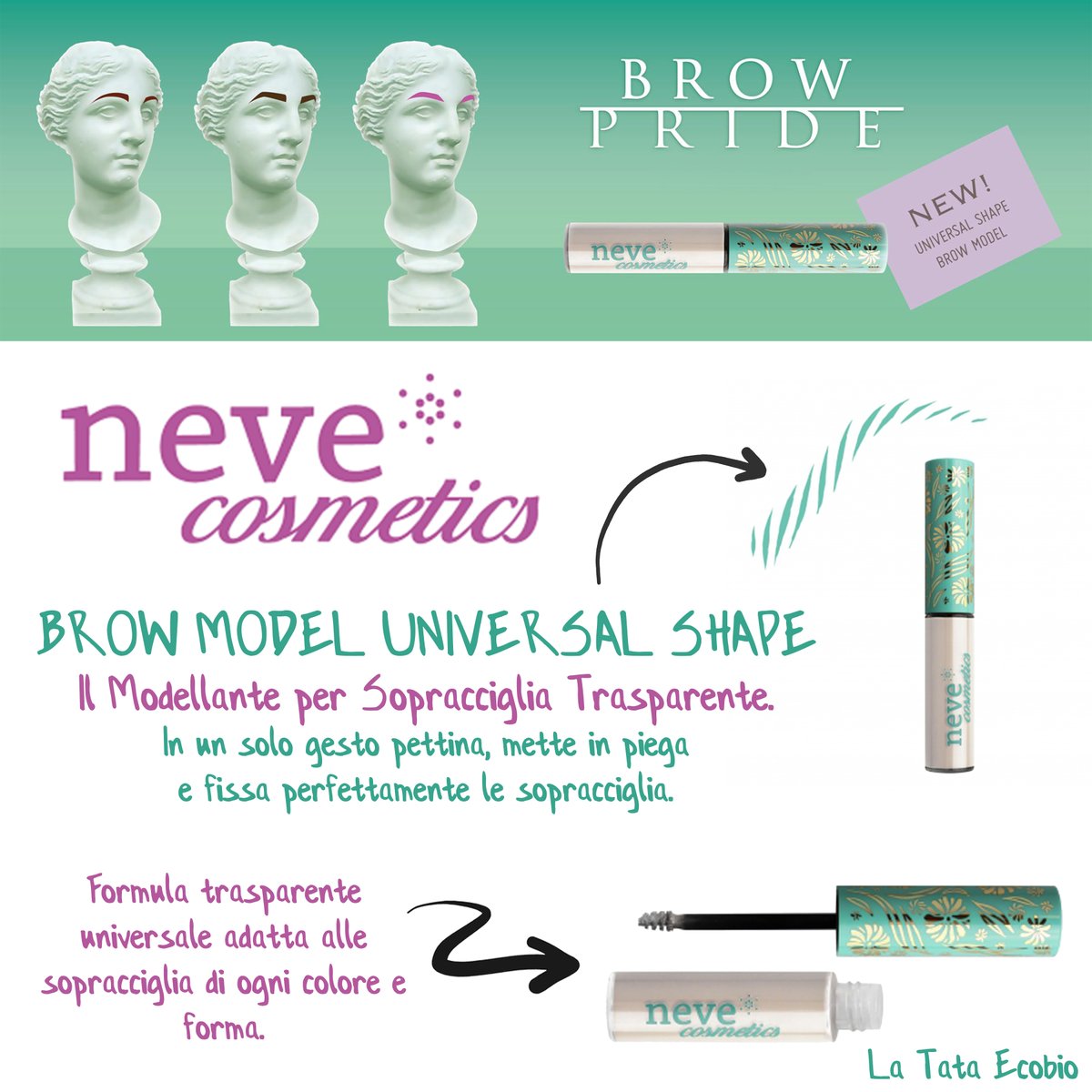 LaTataEcobio's tweet image. Brow Model Universal Shape è finalmente arrivato! Faccina che sorride con occhi a forma di cuore
facebook.com/latataecobio/p…
#browmodel #universalshape #bioprofumeriabadiapolesine #latataecobio