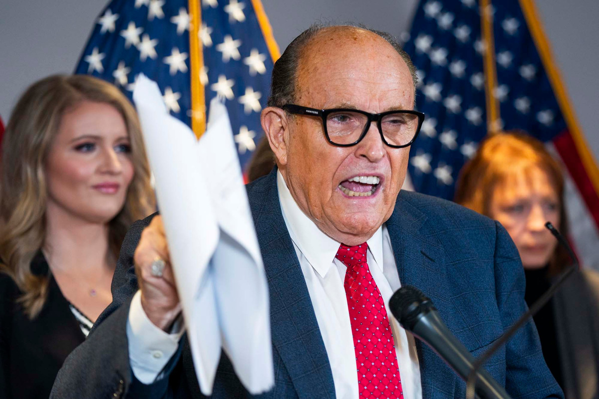 Rudy Giuliani sued by Dominion Voting Systems for $1.3B over election fraud claims