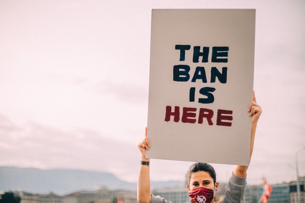 Believe me, just because we got the  #nuclearban into force we will not be slowing down - we're planning for the opposite. We are coming for your nuclear weapons!