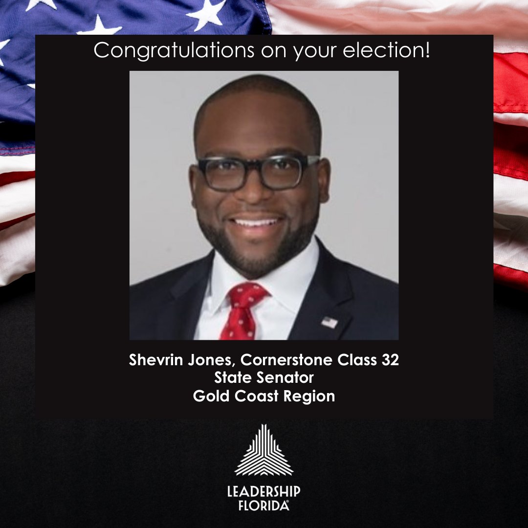 LeadershipFla's tweet photo. #LeadershipFlorida thanks you for your public service, @ShevrinJones!
#CornerstoneClass32
#GoldCoast
Click here to see all Leadership Florida members! https://t.co/oRTn8VMB6Y https://t.co/56bGQyOFSq