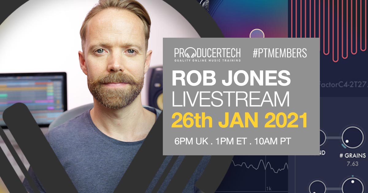 Tomorrow <a href="/Rob00Jones/">Rob Jones</a> will be announcing the winners of the end of 2020 remix competition and providing feedback in another exclusive live stream for #PTMembers.

Join for access: ow.ly/omyk50DhuOL