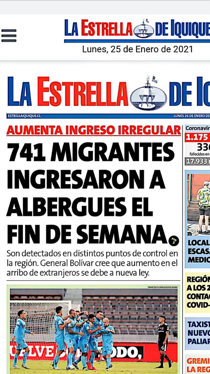 Sandratez's tweet photo. @biobio no entiendo como las autoridades dicen que hay mucho control en la frontera para evitar el ingreso de emigrantes ilegales, si ellos mismos los traen a diario a Iquique, y después andan libres deambulando en las calles. Pobre gente... https://t.co/GDbInlG00E