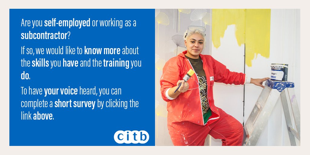 CITB_UK's tweet photo. We've asked @IFFResearch to conduct a survey to explore the skills held by &amp; training being done by those self-employed/working as subcontractors under CIS  

Click here to complete the survey &amp; be entered into a draw to win 1 of 4 🎁£50 Amazon vouchers👉 https://t.co/J2pcBXXZCp https://t.co/HuH5mUlg3L