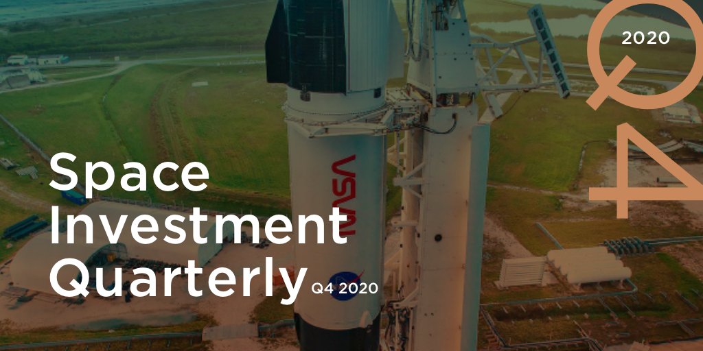 The Q4 2020 Space Investment Quarterly is live! With $5.7B invested into 80 space companies in Q4, there has been $177.7B of equity investment in the space economy over the past 10 years. Download here: ow.ly/IQ7F50DhG1G

#SpaceCapital #SpaceInvestmentQuarterly #space