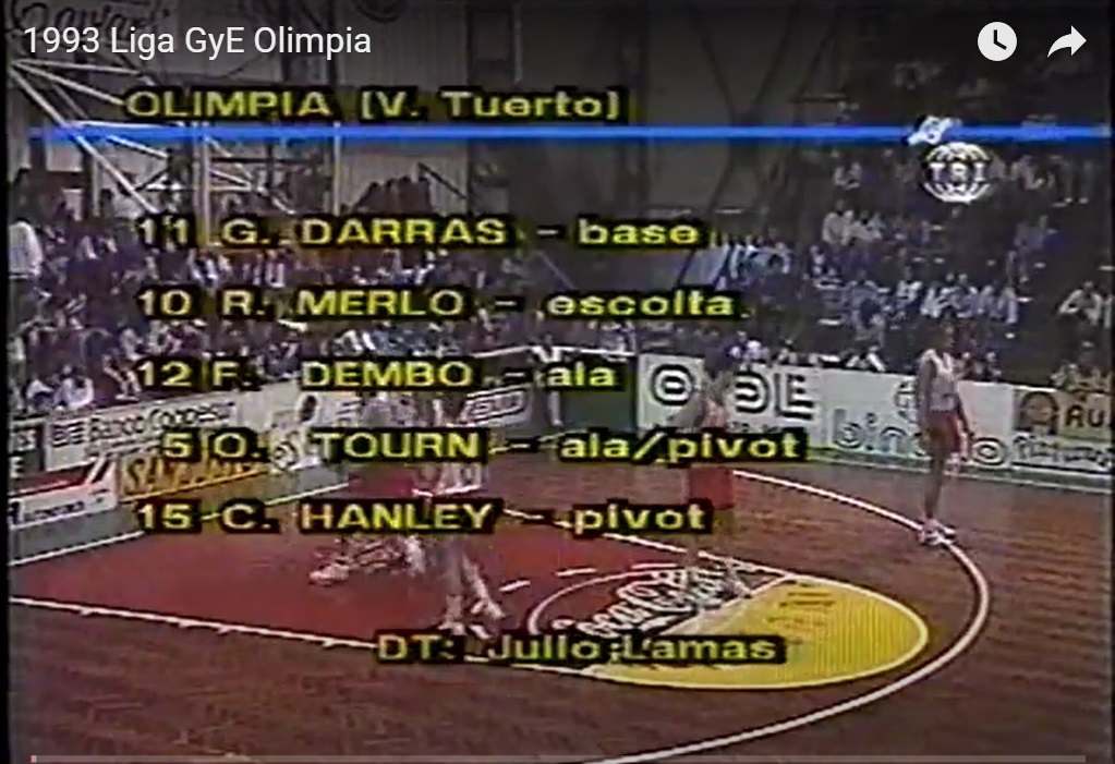 1993 Liga Que buenos equipos, el super anotador Andrew Motten, el ala Fennis Dembo Campeon con los Pistons Nba y Seleccion Usa y ni hablar de Marc Landsberger tambien con anillo Nba Lakers de Magic y mas ..   Resumen: Gimnasia vs Olimpia de V.Tuerto 
  youtube.com/watch?v=W45lMM…
