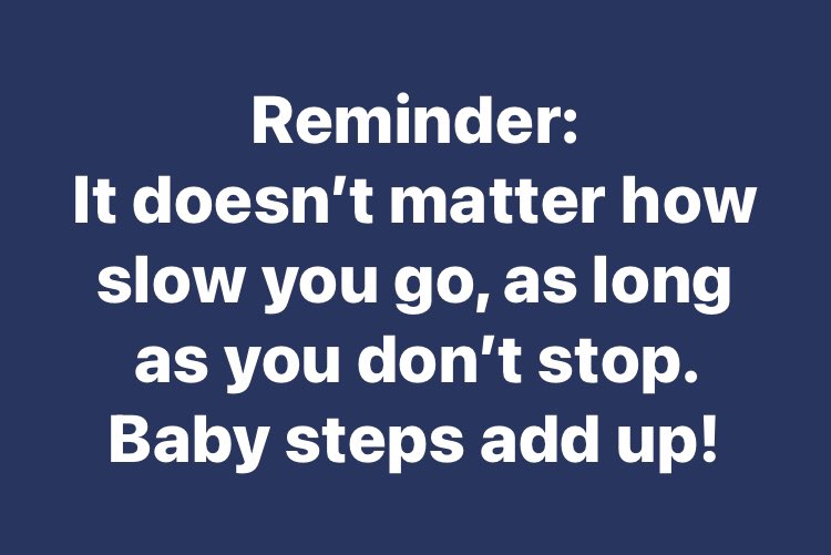 DMSportTraining's tweet photo. Just keep moving forward toward your goals. #babysteps #reps #momentum #focus #scheduleit #justkeepmoving #dontstop #dandmsportstraining #trainingathletesforlife https://t.co/DITQEADQwC