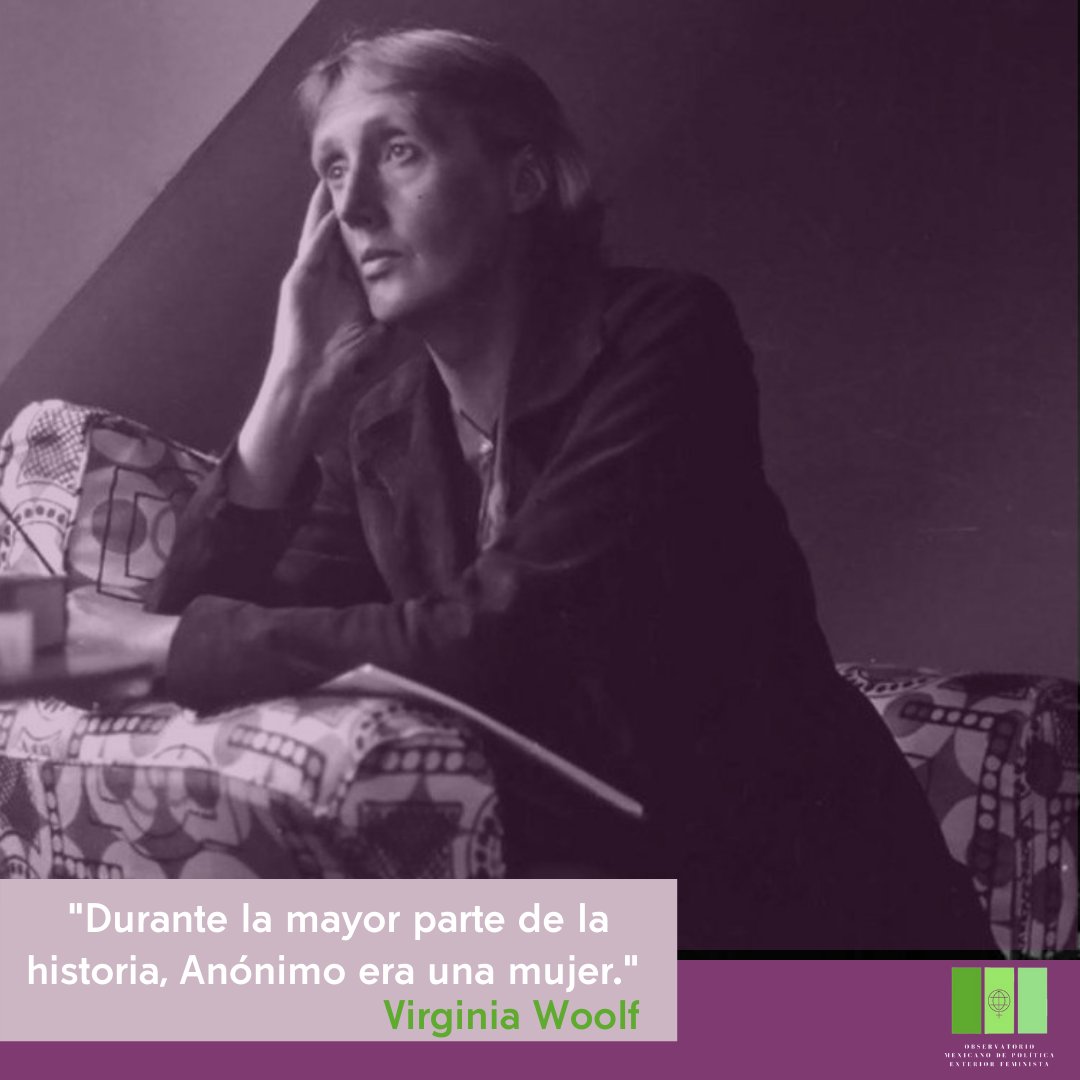 ompef_mx's tweet photo. #Efemérides ¿Sabías qué…? Virginia Woolf fue una importante figura del modernismo literario del Siglo XX y un referente feminista de la época. Sus contribuciones a la novela moderna fueron su técnica narrativa de monólogo interior y su estilo poético.✍️ https://t.co/8GCNjiNP50