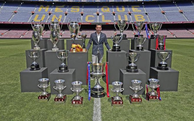 One of the greatest and most decorated midifielders of all time  Happy birthday Xavi Hernández 