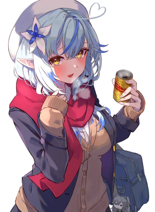 #皆さんラフと完成絵を見せてください
美少女は暗黒物質から生まれます 