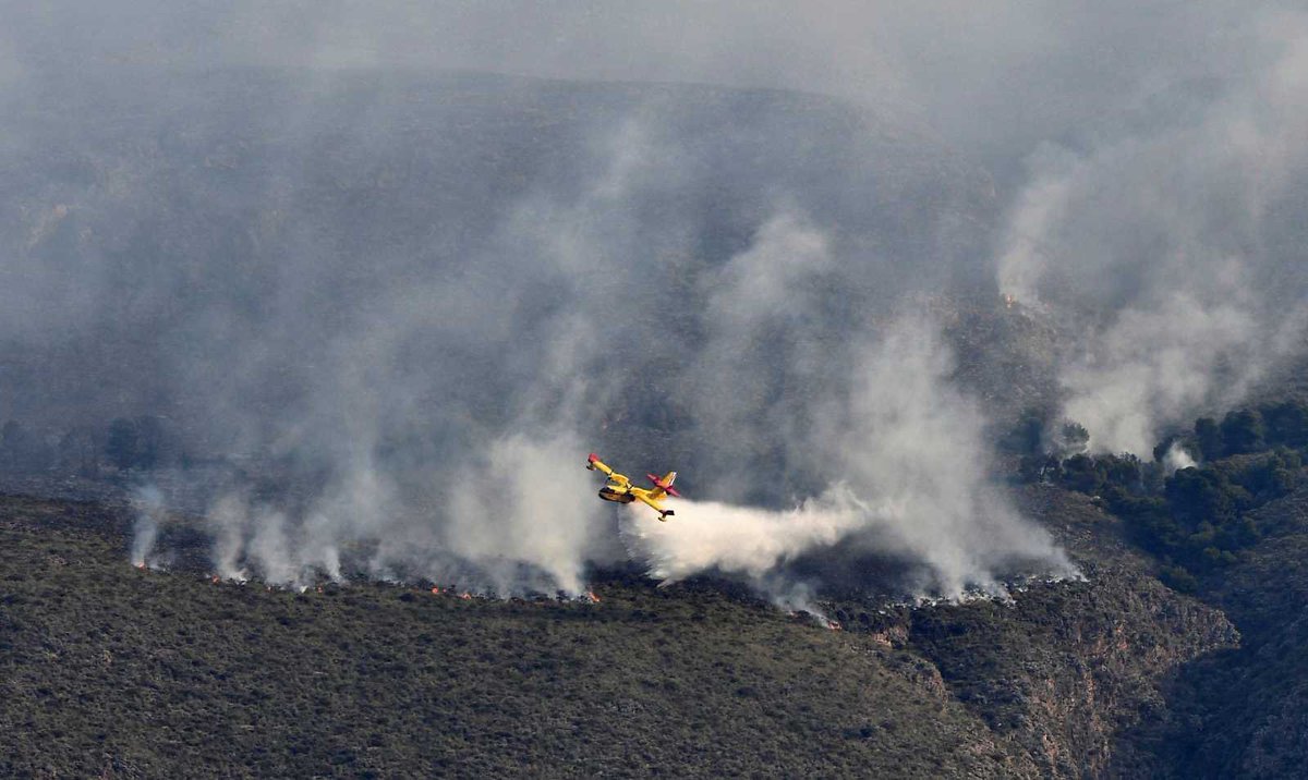 EjercitoAire's tweet photo. Las dos tripulaciones de alarma del #43Grupo fueron activadas el día 23 de enero, a primera hora de la mañana, debido a un incendio 🌲 🔥 declarado en la localidad almeriense de #Berja, en el paraje de #Castala, y que afectó también al municipio de #Dalías.⬇️ https://t.co/9jzOVJeb7E