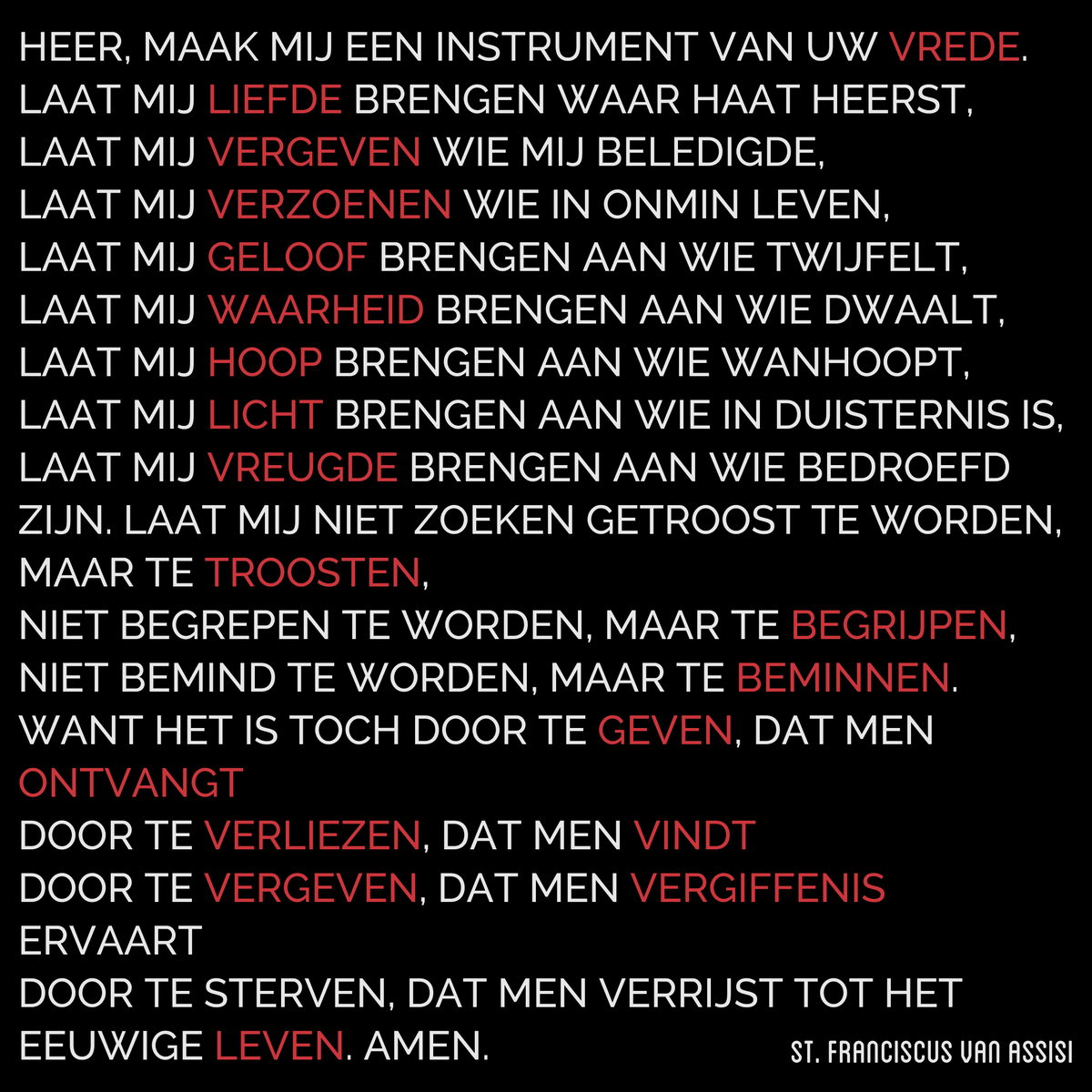 Wat een gebed om te bidden in deze tijden! Bid mee! 

#gebed #coronaprayers #liefde #verbinding #maandagmotivatie