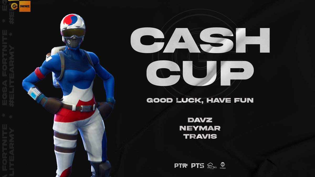EGSAdirect's tweet photo. Wishing @davzwnl and his teammates @Neymarxv &amp; @Travis_ZA the best of luck in the @FNCompetitive Cash Cup Trios

Bring home the W🔥🔥🔥
#EliteArmy #EZ4EG https://t.co/4a2zK8Jmzc
