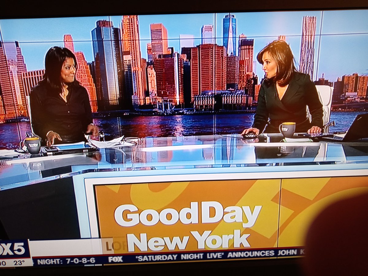 FarealDoe's tweet photo. GM @loristokes and @rosannascotto
Up watching my show #GDNY πΊ
#qualityservice #TALENTEDJournalists https://t.co/ueLJO6rkLv