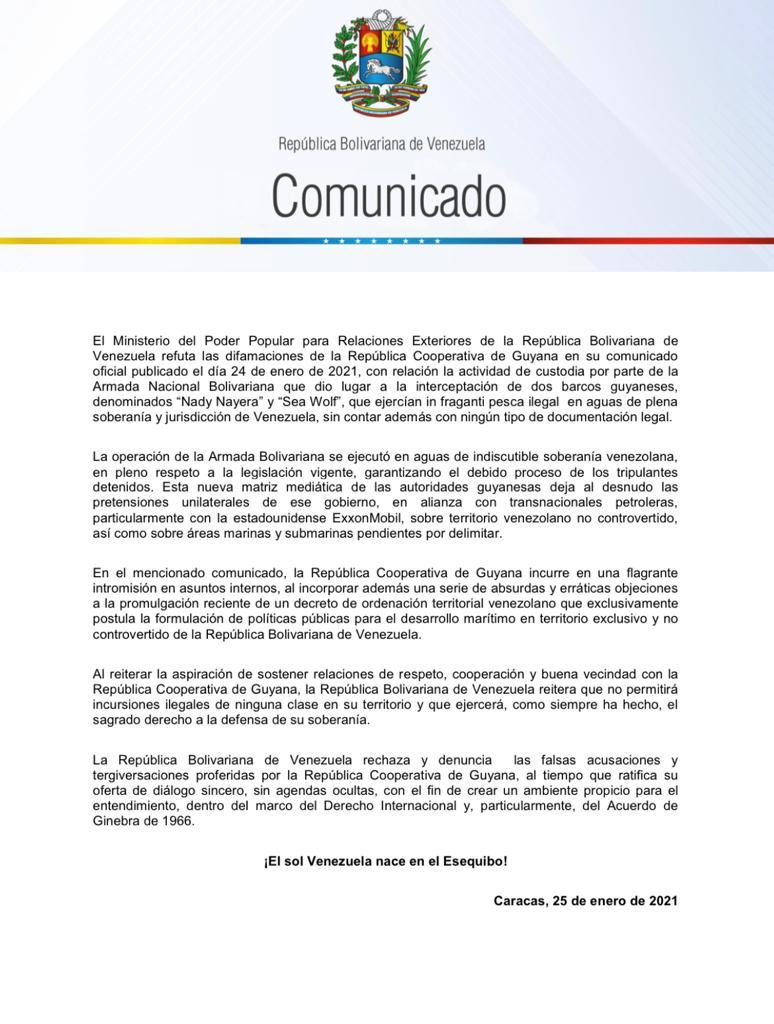 Territorio Esequibo: Zona en Reclamación. Disputa entre Venezuela y Guyana - Página 19 EslGCTmW8AQUVMh?format=jpg&name=medium