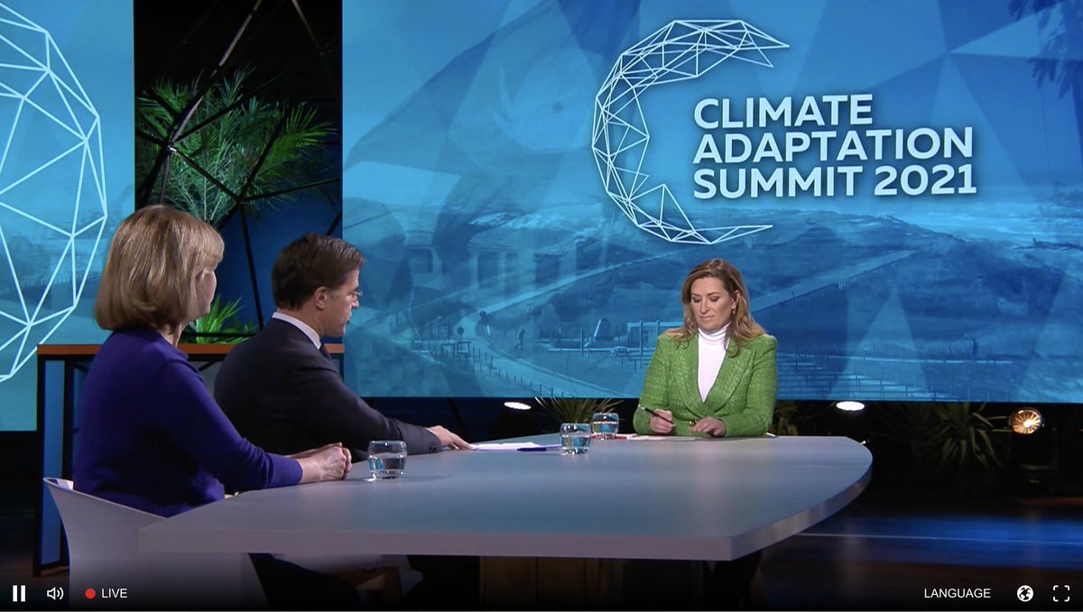 "If we don't act on climate, we suffer, we die, around the world and in the Netherlands. Business as usuals is no option. Today, this year 2021 is about action!" <a href="/MinPres/">Dick Schoof</a> at <a href="/CASsummit2021/">CASsummit2021</a> #AdaptationSummit #AdaptOurWorld #AdaptNow