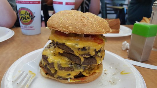 Burgers: Lot-A-Burger is hood spot. Greasy but the GOOD GREASY. Get the combo with a milkshake. Dyer's has a special grease they dip the meat in before cooking it. The burger pictured? That's a ultimate burger from Uncle Lou's from the earlier fried chicken post.