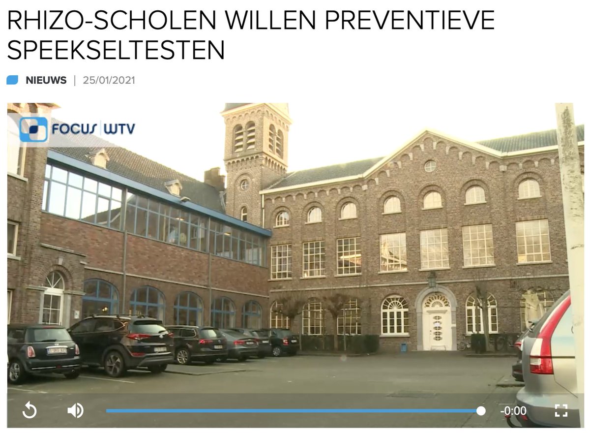 Onze oproep om na te denken over preventieve speekseltesten als ultiem wapen in de strijd tegen deze pandemie krijgt alvast gehoor bij scholengroep <a href="/RHIZOKortrijk/">RHIZO</a>
focus-wtv.be/nieuws/rhizo-s… <a href="/pieter_mestdagh/">Pieter Mestdagh</a>