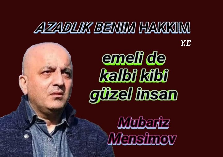 Azada (@azada73346292) on Twitter photo Adaletine inandığımız kardeş Türkiye.Azerbaycan hayırsever övladına adalet istiyor!Mübariz Mensimov Türk düşmanlarının tezgahı ucbatından aylardır fetö iftirasıyla tutuklu.Uyan artık Türkiye!
#FreeMubarizMansimov <a href="/RTErdogan/">Recep Tayyip Erdoğan</a> <a href="/EmineErdogan/">Emine Erdoğan</a> <a href="/MevlutCavusoglu/">Mevlüt Çavuşoğlu</a> <a href="/abdulhamitgul/">Abdulhamit Gül</a> <a href="/BY/">Binali Yıldırım</a> Adaletine inandığımız kardeş Türkiye.Azerbaycan hayırsever övladına adalet istiyor!Mübariz Mensimov Türk düşmanlarının tezgahı ucbatından aylardır fetö iftirasıyla tutuklu.Uyan artık Türkiye!
#FreeMubarizMansimov <a href="/RTErdogan/">Recep Tayyip Erdoğan</a> <a href="/EmineErdogan/">Emine Erdoğan</a> <a href="/MevlutCavusoglu/">Mevlüt Çavuşoğlu</a> <a href="/abdulhamitgul/">Abdulhamit Gül</a> <a href="/BY/">Binali Yıldırım</a>